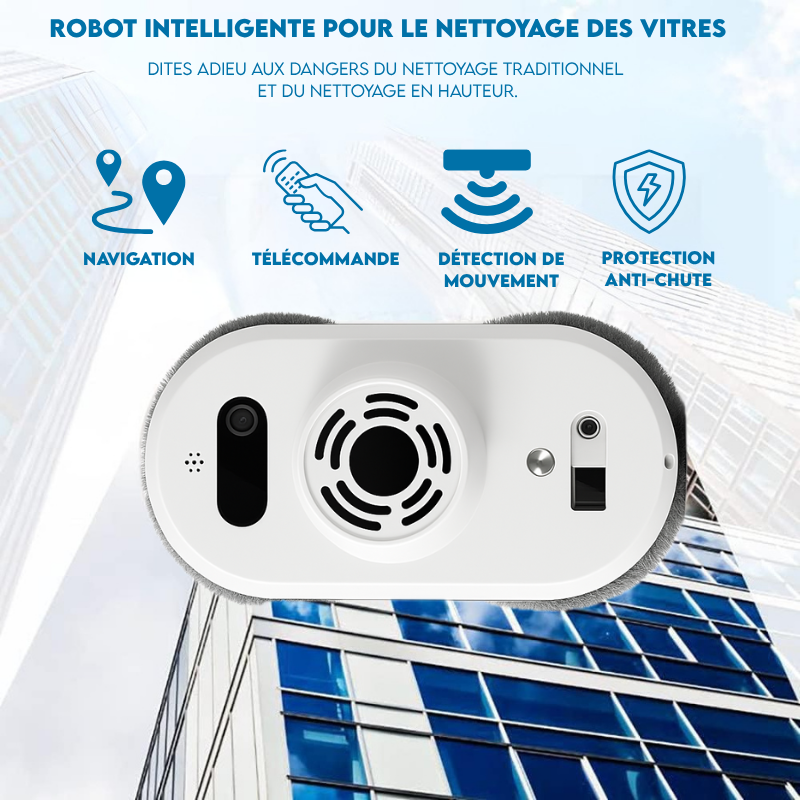 Mr Lavage V2 – Robot Lave Vitres Professionnel Intelligent