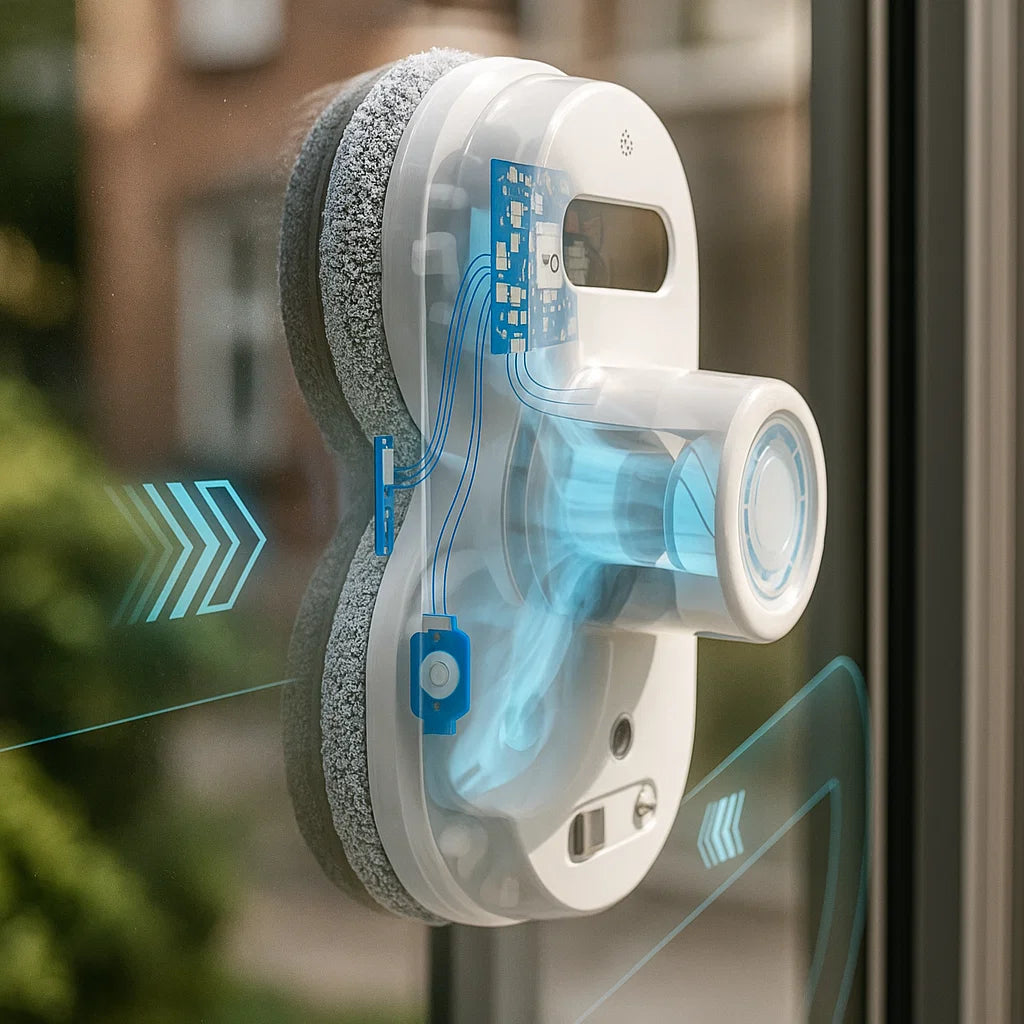 Mr Lavage V2 – Robot Lave Vitres Professionnel Intelligent