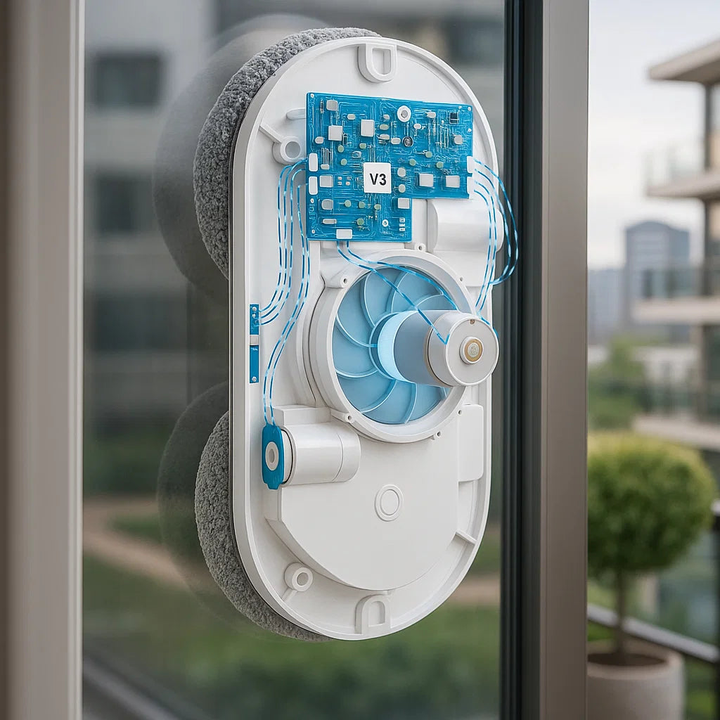 Mr Lavage V2 – Robot Lave Vitres Professionnel Intelligent